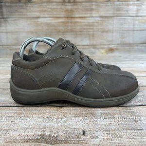 State Street Casual Comfort Shoes Men Size 8 Oxford Sneakers - Chocolate Brown